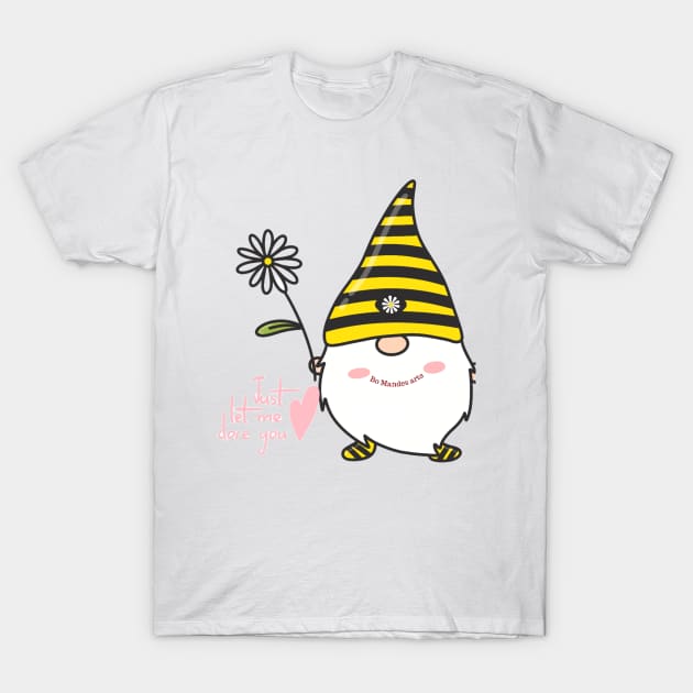 Cute gnome with flower T-Shirt by FilMate